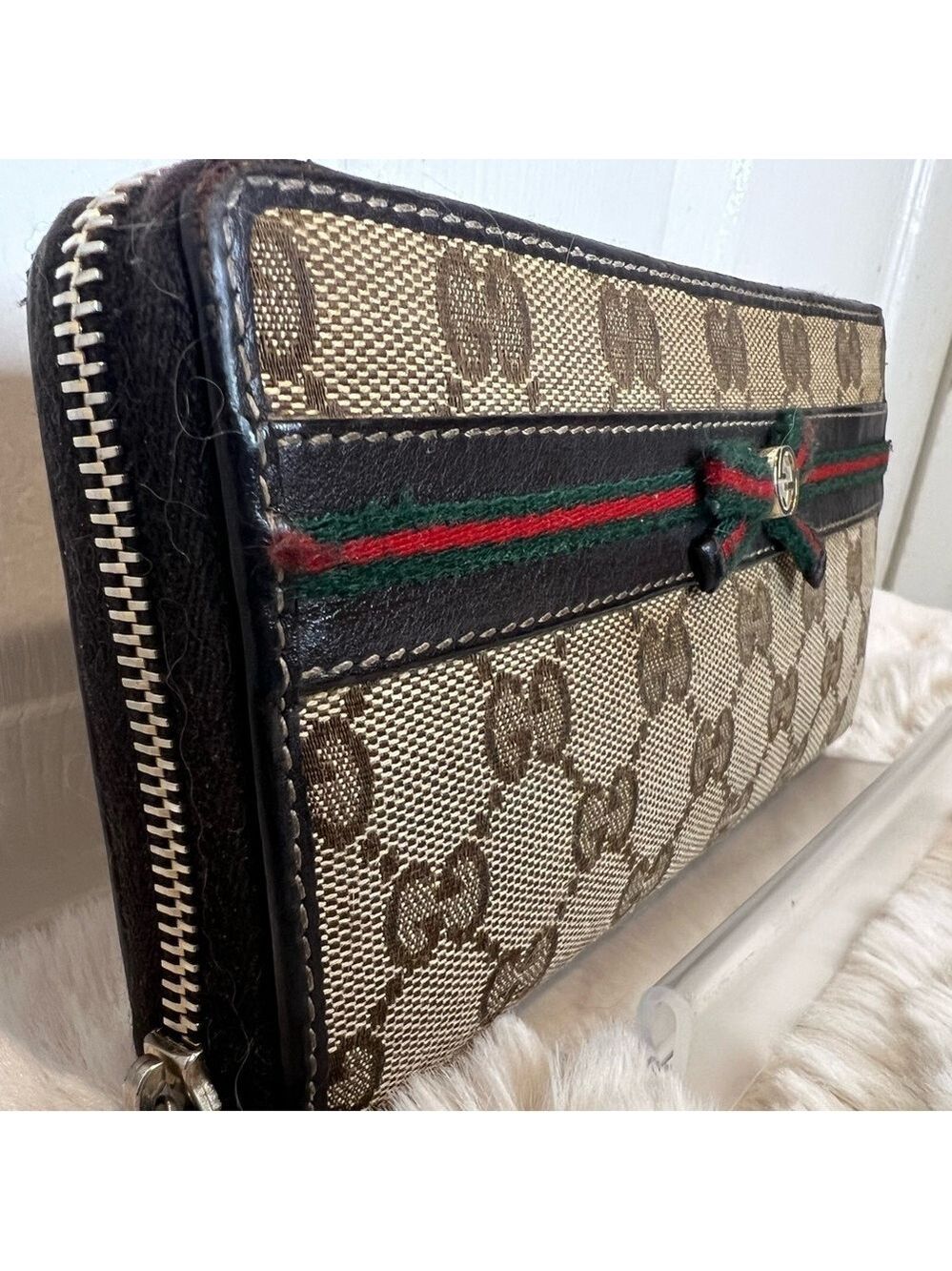 GUCCI GG SHERRY-LINE MAYFAIR WALLET - Picture 3 of 16